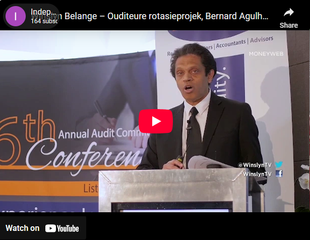 Winslyn Belange Ouditeure rotasieprojek, Bernard Agulhas